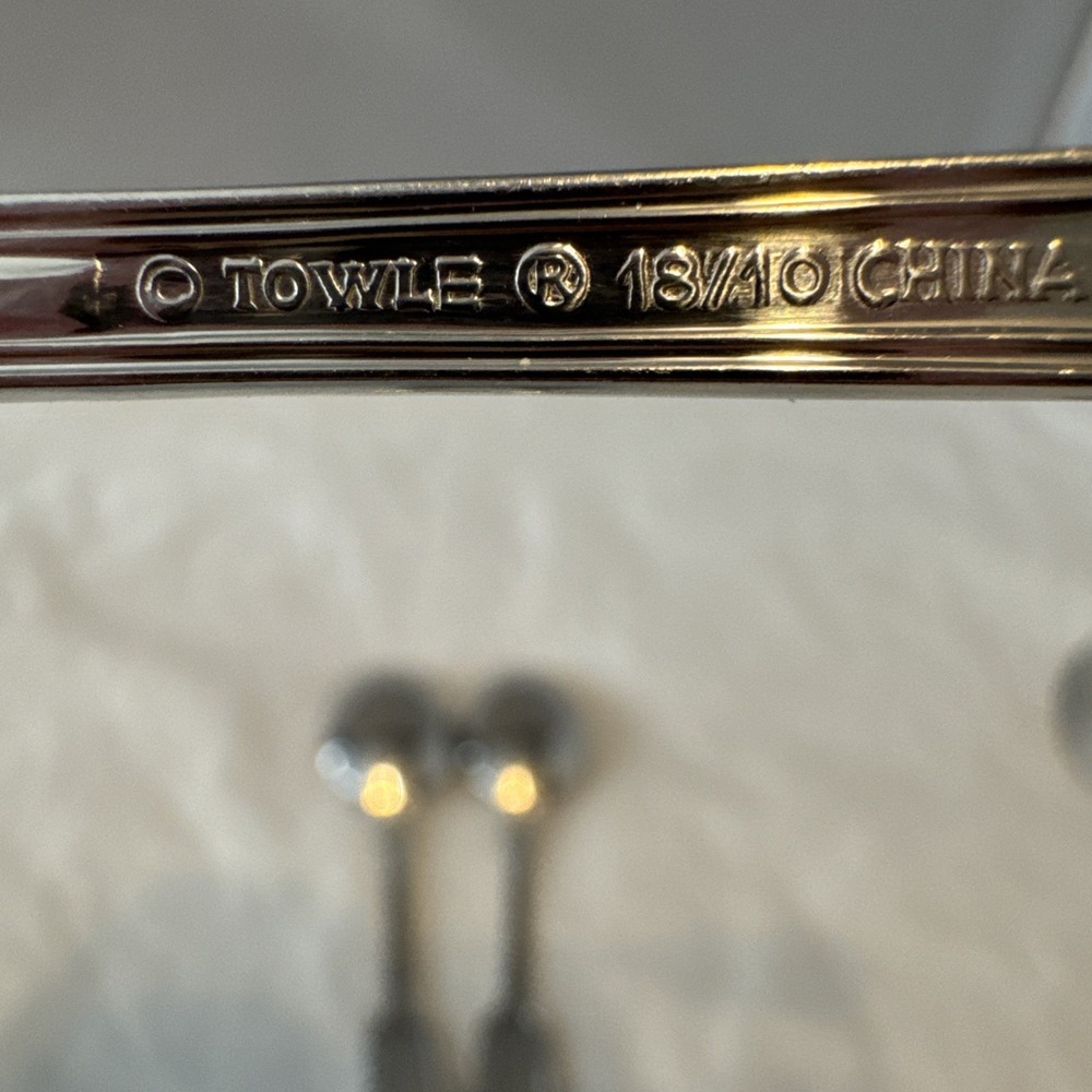 Towle LONDON SHELL CONTINENTAL Tablespoon 8 1/2" Stainless 18/10 CHINA -3 - Picture 6 of 6